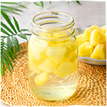 冷凍パイナップルの果実酒