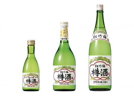 上撰松竹梅「樽酒」＜吉野杉樽の香り＞　３００ｍｌ・７２０ｍｌ・１．８L