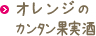 オレンジのカンタン果実酒