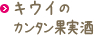 キウイのカンタン果実酒