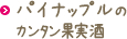 パイナップルのカンタン果実酒