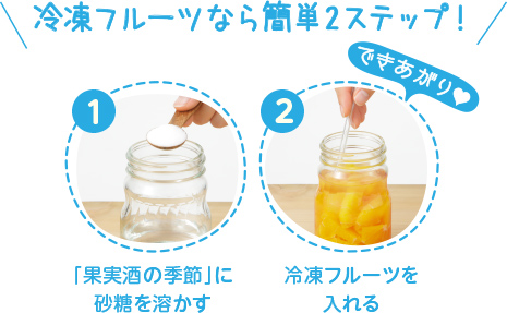 3日でつくるカンタン果実酒｜ホワイトタカラ「果実酒の季節」｜焼酎