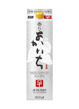 本格焼酎 香りよかいち 25度 1.8L 紙パック