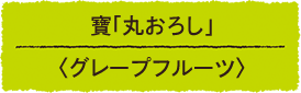 寶「丸おろし」＜グレープフルーツ＞