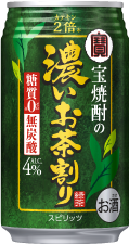 宝焼酎の濃いお茶割り 335㎖
