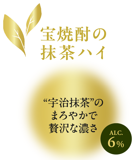 宝焼酎のお茶割りシリーズ | ソフトアルコール飲料 | 商品紹介