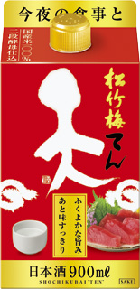 松竹梅「天」900ML紙パック｜松竹梅「天」｜清酒｜商品情報